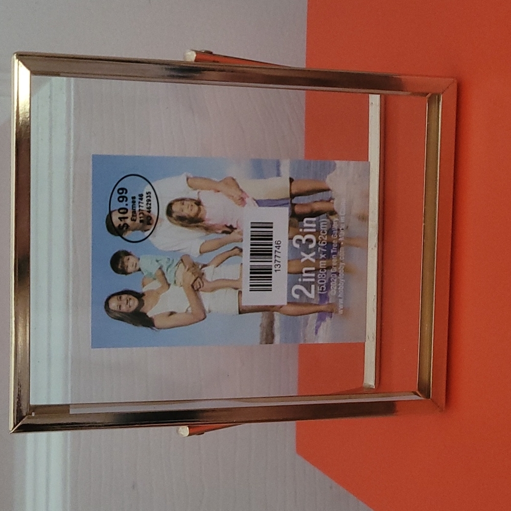Green Tree Gallery Picture Frame Gold 2"x3"